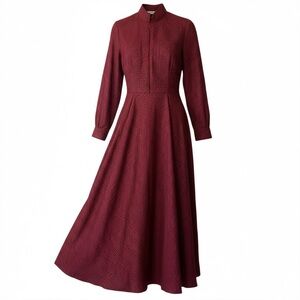 BO M. LEE Prairies woman Maxi Dress 100% wool